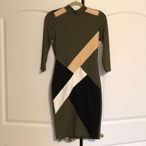 Venus Color Block Dress- never been worn